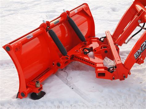 kubota snow pusher attachment